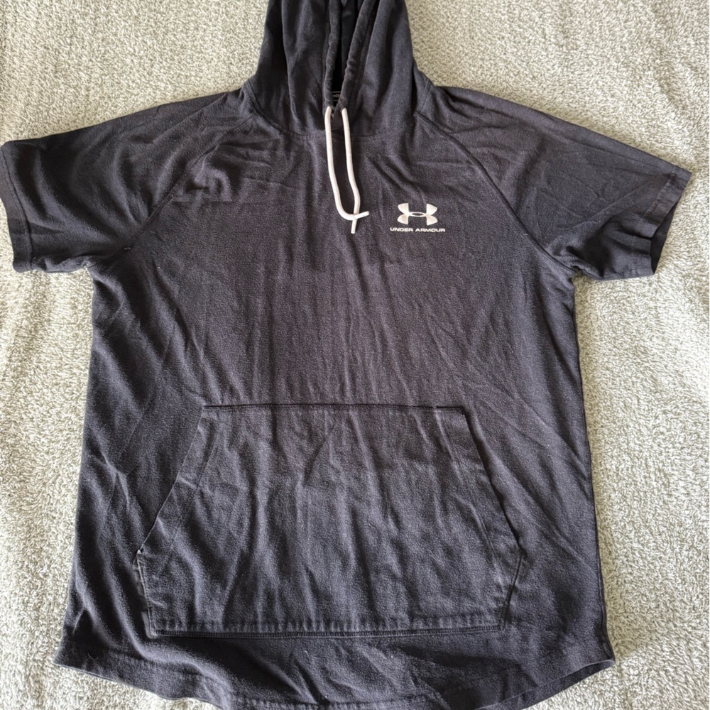Under Armour Black Hooded Shirt